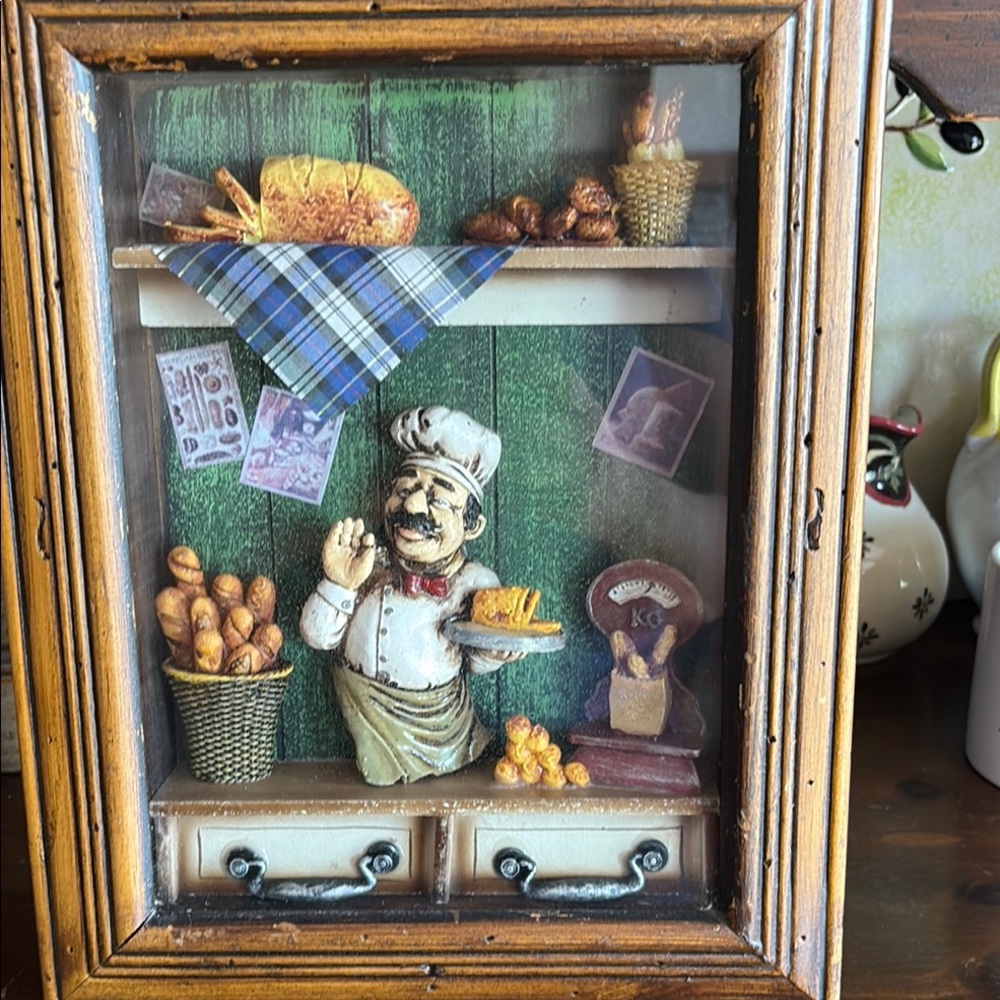 Rustic Chef Shadow Box Decor
